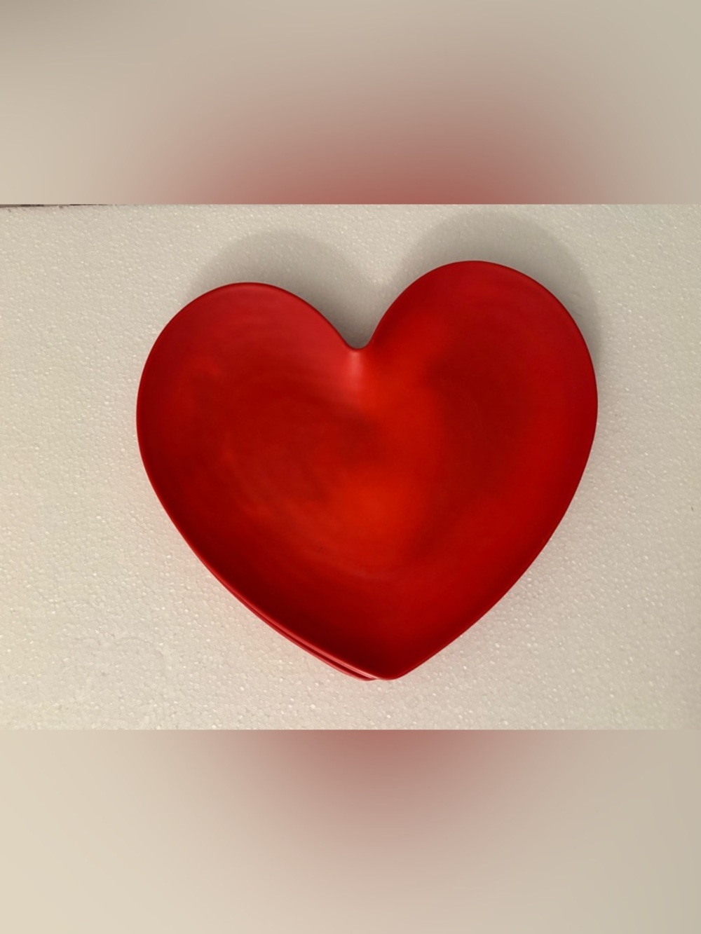 Set Of Five Heart Shaped Threshold Plates - Picture 2 of 4